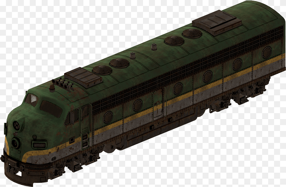 Fallout 3 Railroad, Locomotive, Railway, Train, Transportation Png Image