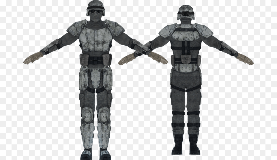 Fallout 3 Winterized Combat Armor, Adult, Male, Man, Person Free Png