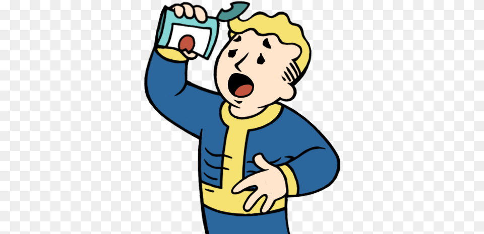 Fallout 4 Boy Clipart Download Fallout Vault Boy Food, Animal, Bear, Mammal, Wildlife Png