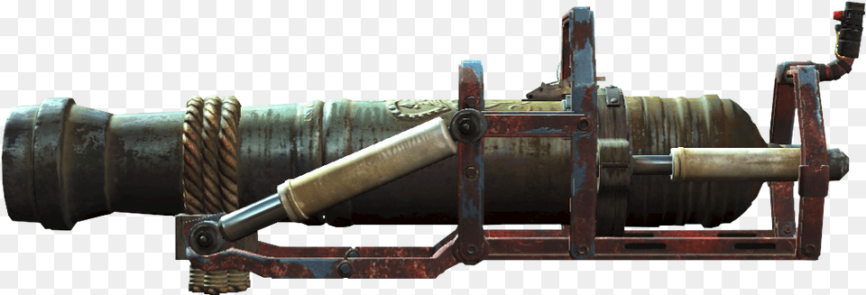 Fallout 4 Broadsider, Cannon, Weapon, Machine, Gun Free Png