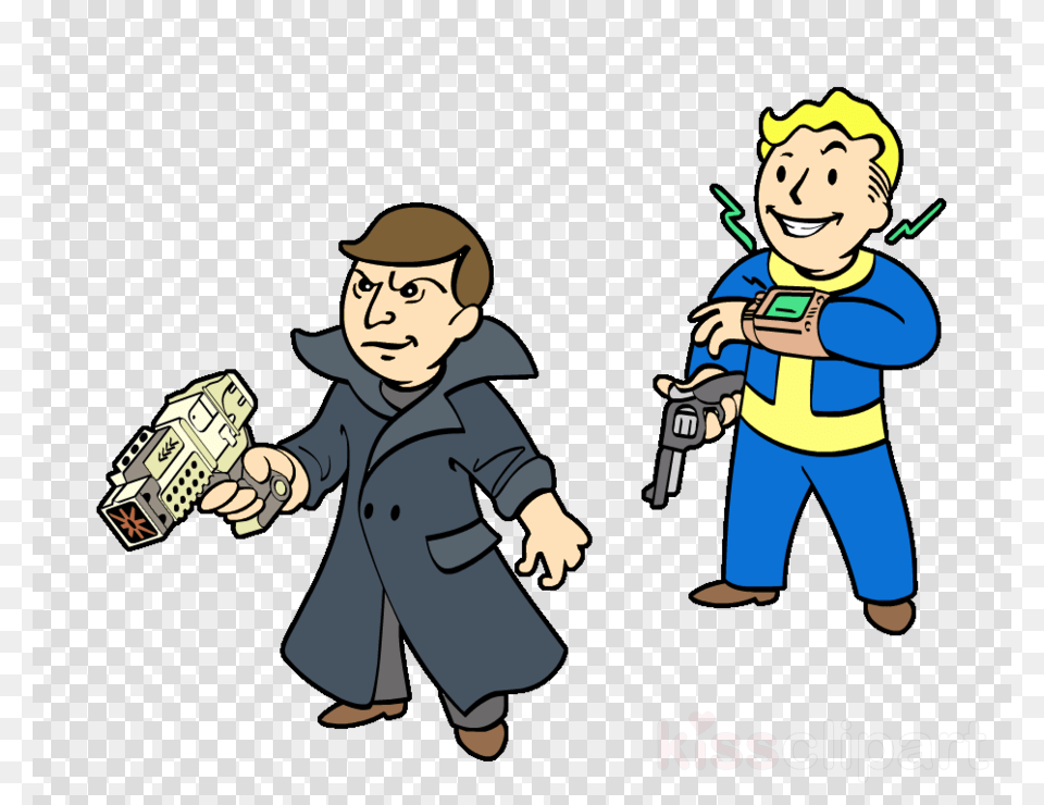 Fallout 4 Clipart Fallout 4 Fallout Fallout Vault Boy Art Style, Baby, Person, Book, Comics Free Png