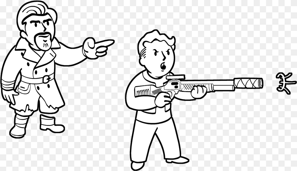 Fallout 4 Companion Perks, Stencil, Baby, Person, Head Free Transparent Png
