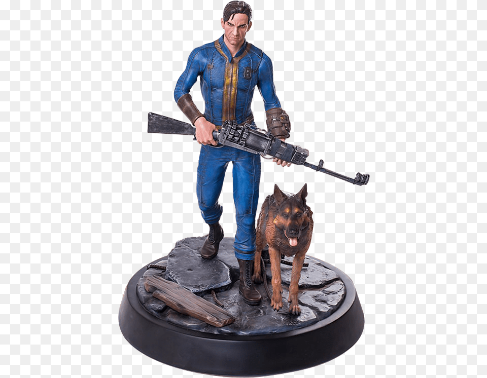 Fallout 4 Dogmeat Figure, Figurine, Adult, Person, Man Free Png