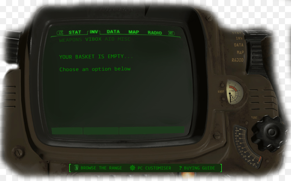 Fallout 4 Empty Cart, Computer Hardware, Electronics, Hardware, Monitor Png Image