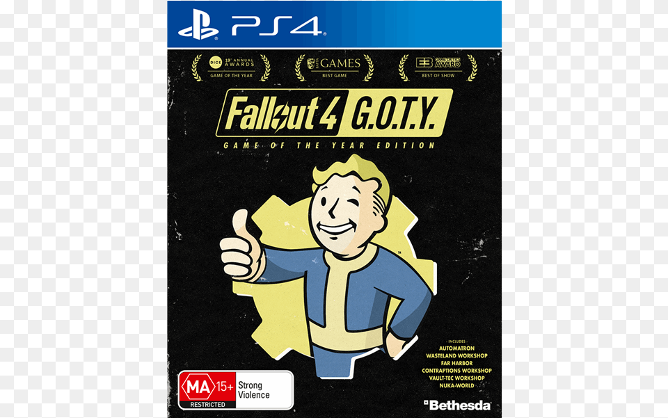 Fallout 4 Fallout 4 Goty, Advertisement, Poster, Baby, Person Png Image