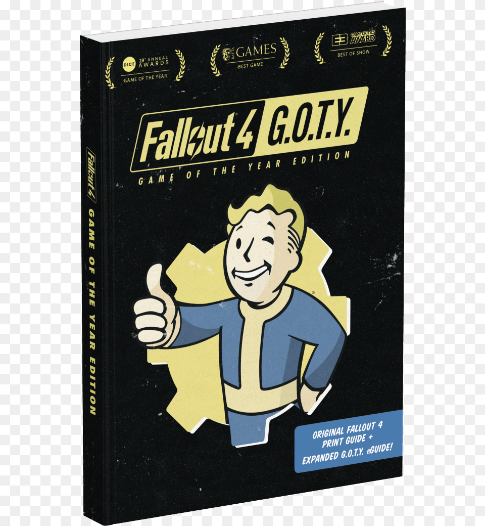 Fallout 4 Game Of The Year Edition Strategy Guide Pc Fallout 4 Game Of The Year Edition, Book, Publication, Baby, Person Png Image