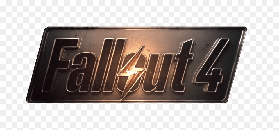 Fallout 4 Metal Logo, Symbol, Emblem, Text, Sign Free Png