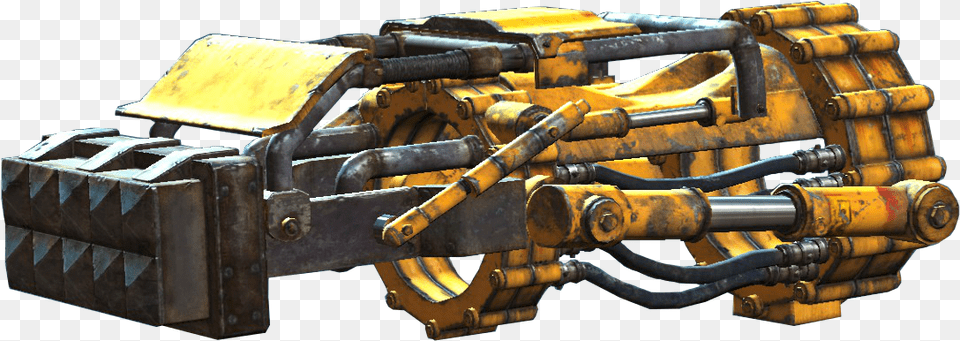 Fallout 4 Power Fist, Machine, Bulldozer Png Image