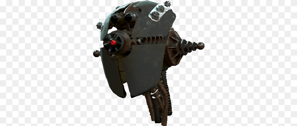 Fallout 4 Salvaged Assaultron Head, Robot, Mace Club, Weapon Png