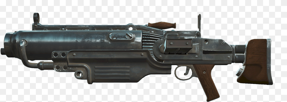Fallout 4 Short Assault Rifle, Firearm, Gun, Machine Gun, Weapon Png