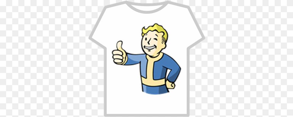 Fallout 4 Transparent T Shirt Roblox Cool Story Bro Thumbs Up, Clothing, T-shirt, Body Part, Finger Png Image