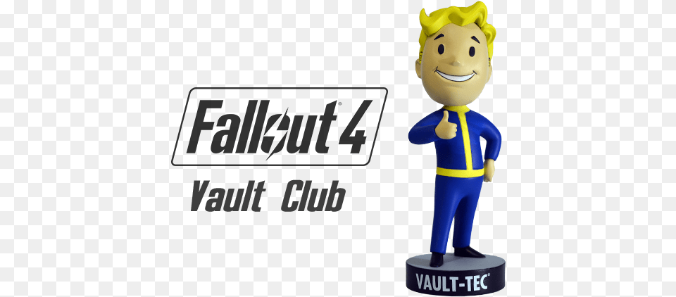Fallout 4 Vault Club Fallout 4 Bobblehead Figure, Figurine, Person, Face, Head Png Image