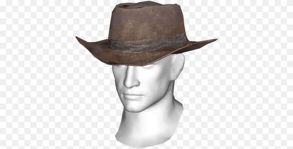 Fallout 76 Black Cowboy Hat, Clothing, Sun Hat, Cowboy Hat, Person Png