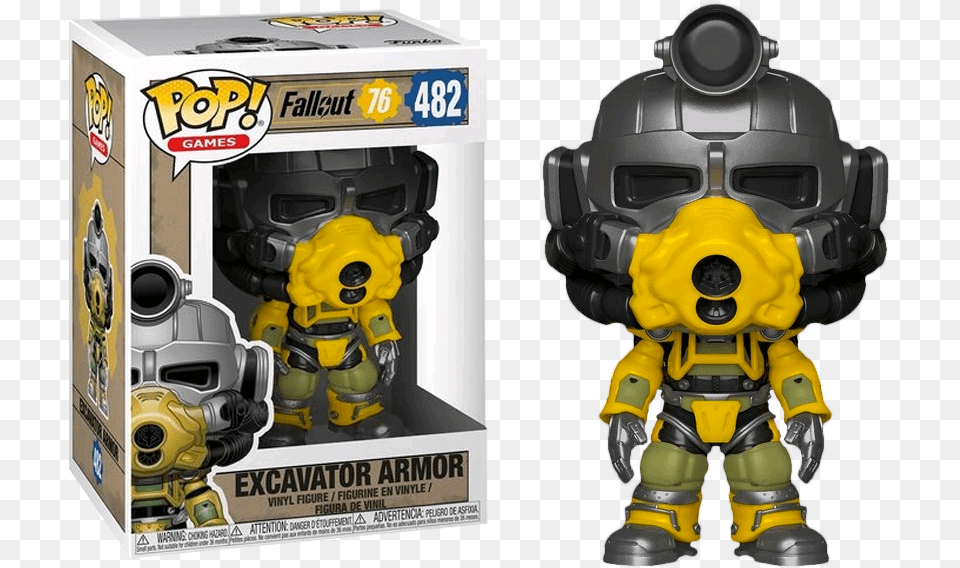 Fallout 76 Excavator Power Armor Pop, Robot, Toy, Person, Animal Free Transparent Png