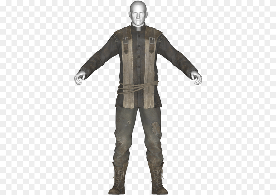 Fallout 76 Pastor Vestments, Boy, Person, Male, Vest Free Png Download