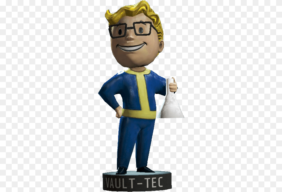 Fallout 76 Vault Boy Repair, Figurine, Person, Face, Head Free Png Download