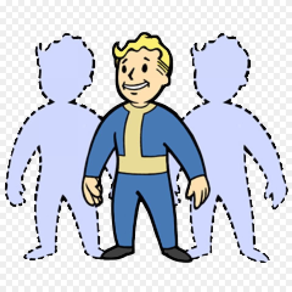 Fallout Clipart Fallout New Vegas Download Full Fallout Vault Boy Perks, Baby, Person, Book, Comics Free Transparent Png