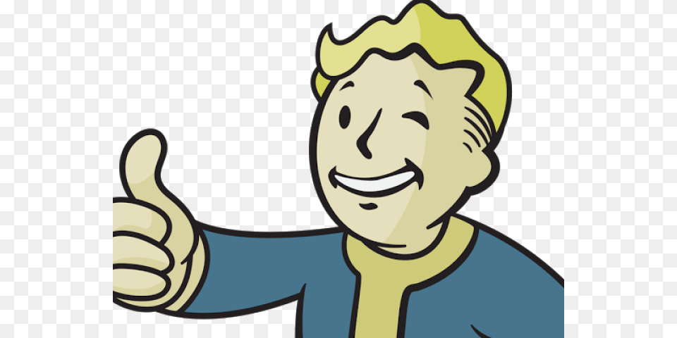 Fallout Clipart Pip Boy Vault Boy Transparent Background, Body Part, Finger, Hand, Person Png Image