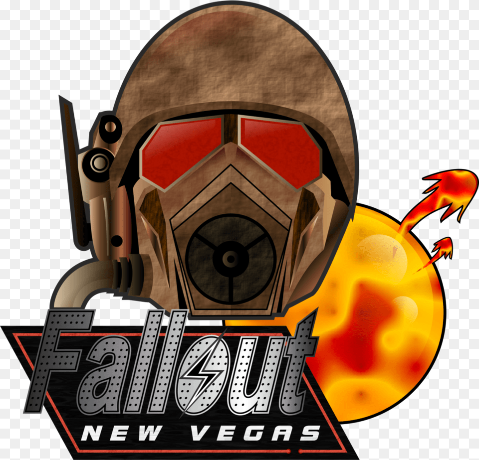 Fallout New Vegas Cartoon, Helmet Free Transparent Png
