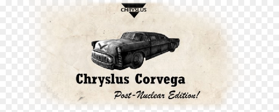 Fallout New Vegas Corvega Car, Advertisement, Poster, Vehicle, Transportation Free Png Download