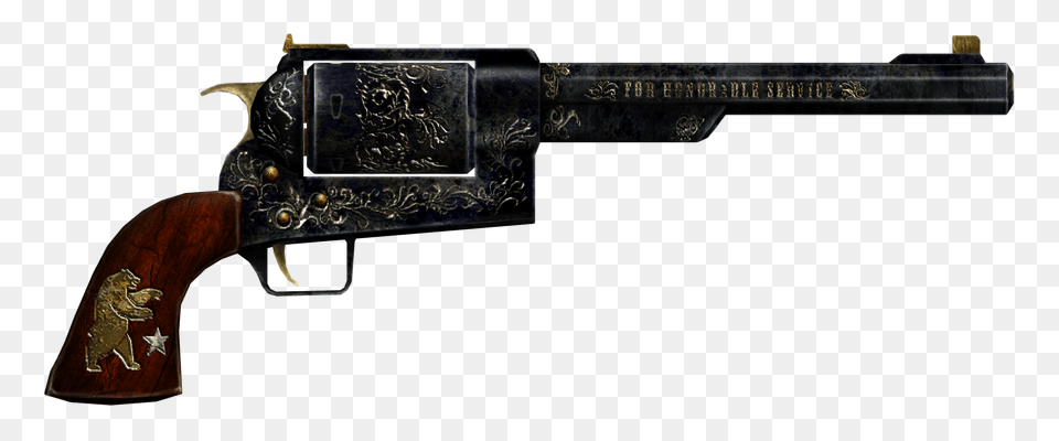 Fallout New Vegas Ranger Sequoia, Firearm, Gun, Handgun, Weapon Png