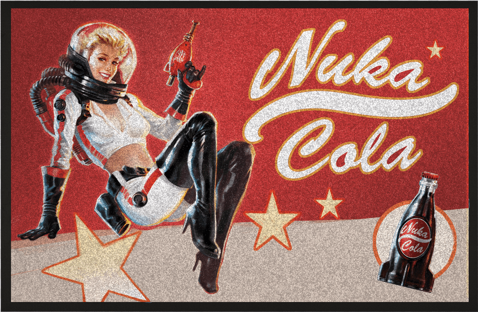Fallout Nuka World Background, Person, Soda, Beverage, Coke Png Image