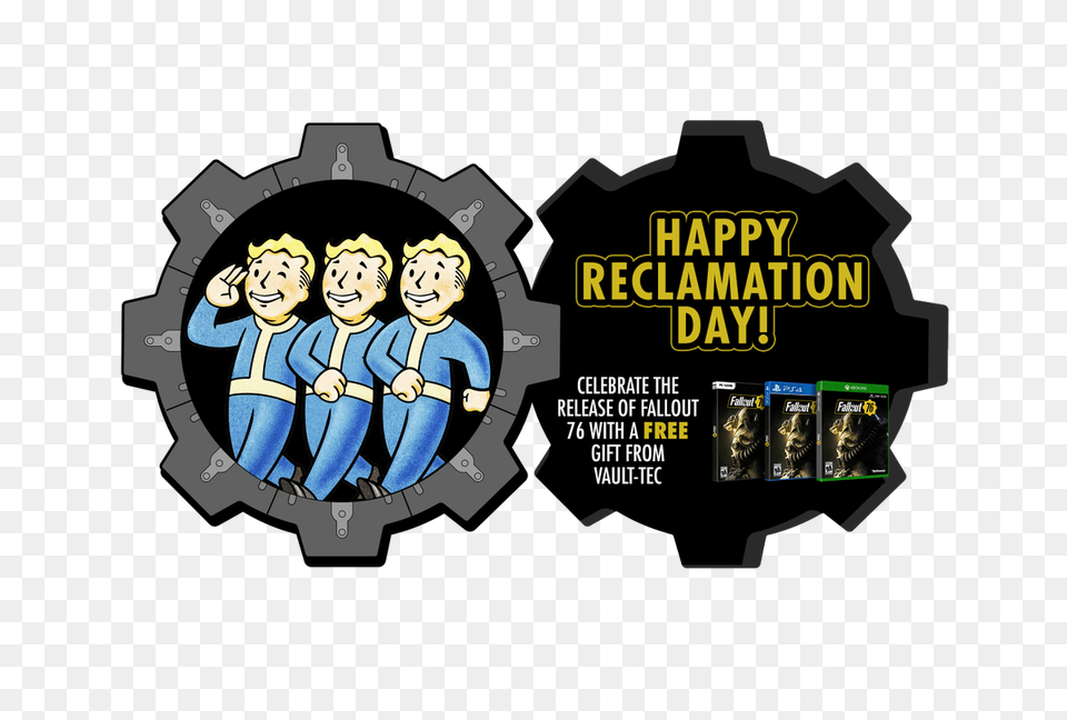 Fallout On Twitter Happy Reclamation Day, Publication, Book, Comics, Baby Free Png Download