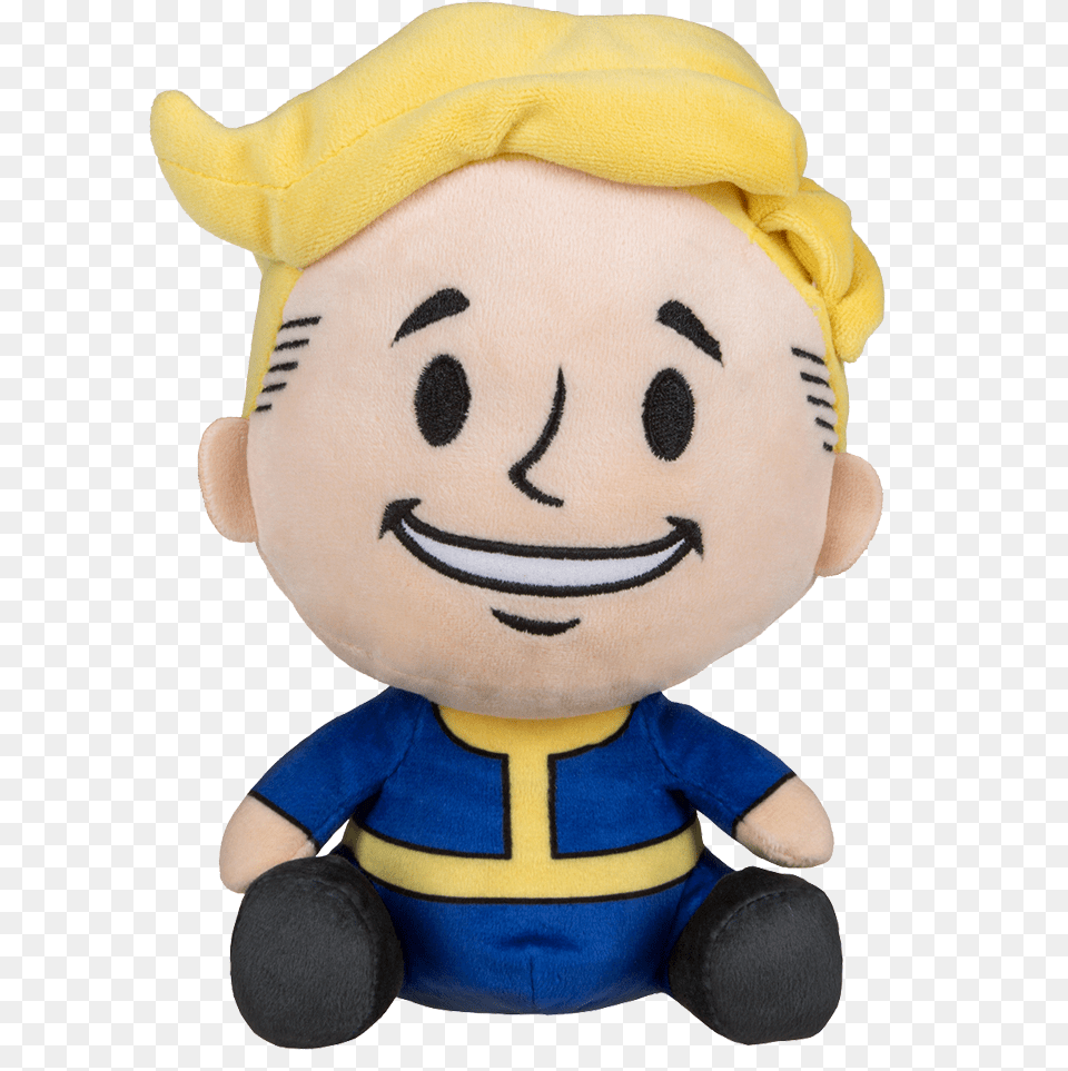 Fallout Plush Vault Boy Stubbins Plush Collectibles Fallout Plush, Toy, Doll, Face, Head Free Transparent Png