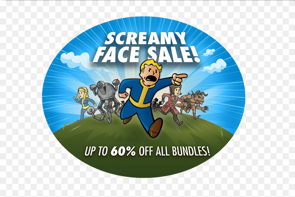 Fallout Shelter Screaming Cartoon, Person, Baby, Face, Head Free Transparent Png