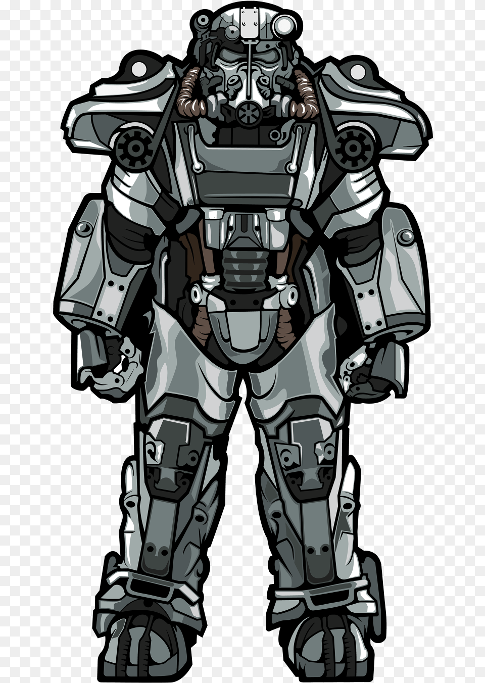Fallout T 60 Power Armor, Adult, Male, Man, Person Free Png