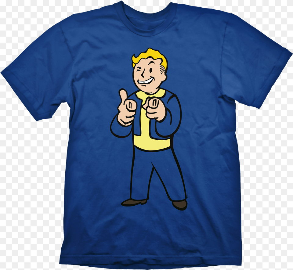 Fallout T Shirt Vault Boy Charisma God Of War Serpent T Shirt, Clothing, T-shirt, Baby, Person Png