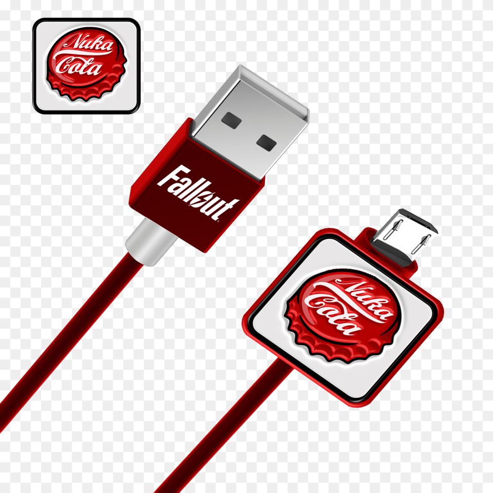 Fallout Usb Charging Cable Nuka Cola Fallout Games Png