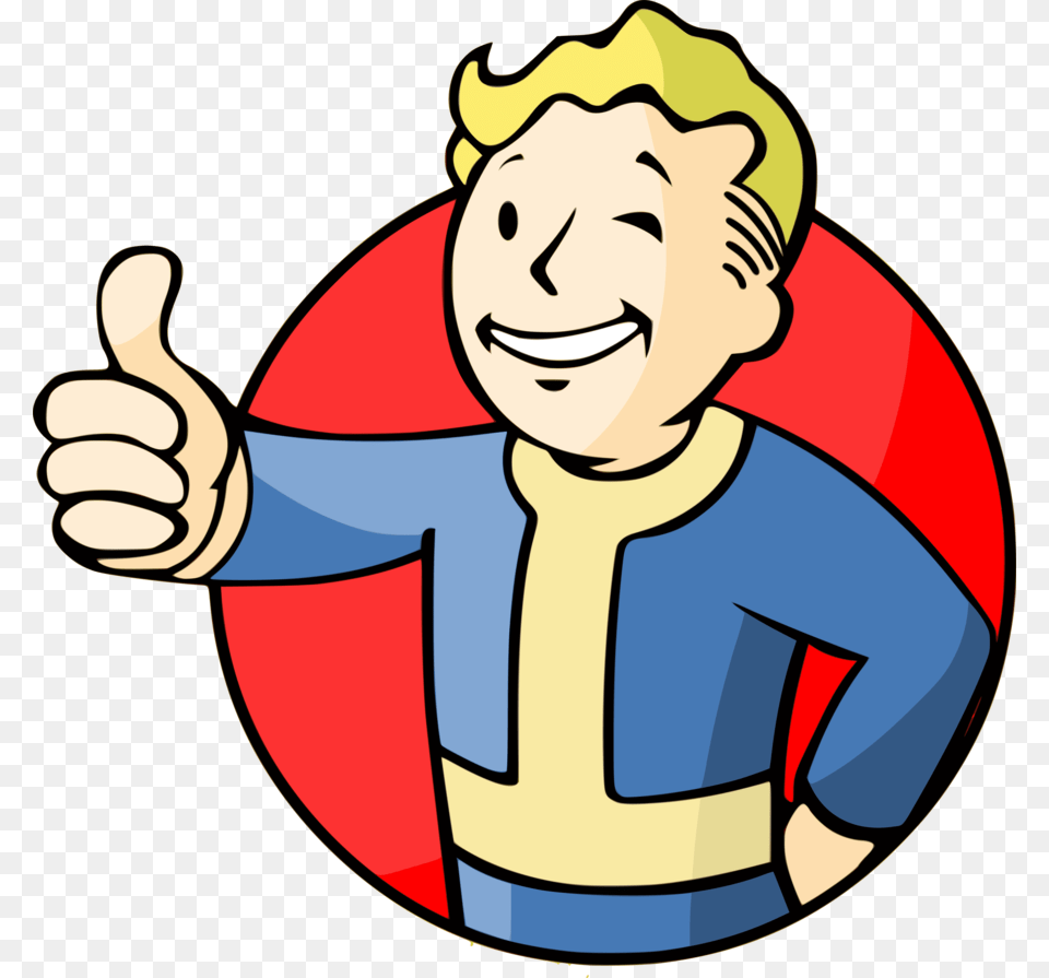 Fallout Vault Boy Fallout Logo, Body Part, Finger, Hand, Person Png Image