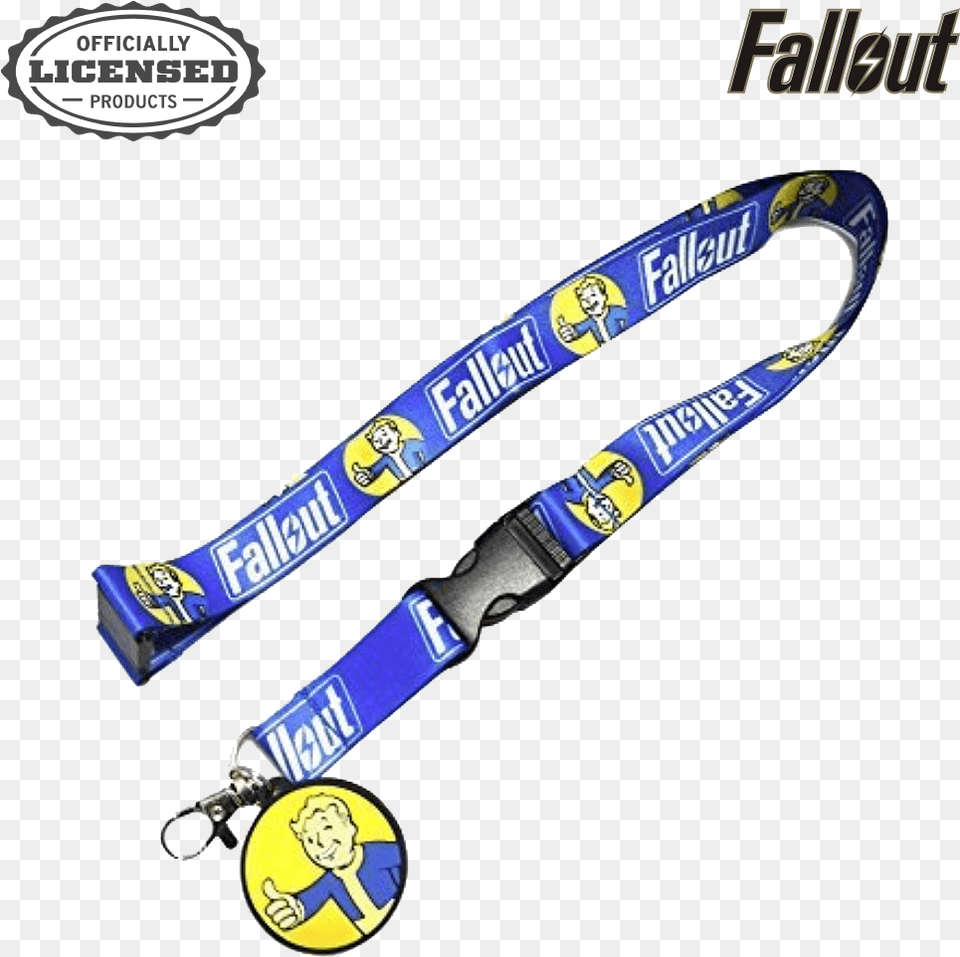 Fallout Video Game Cosplay Vault Boy Charm Lanyard Key Fob Fallout, Accessories, Strap, Field Hockey, Field Hockey Stick Png