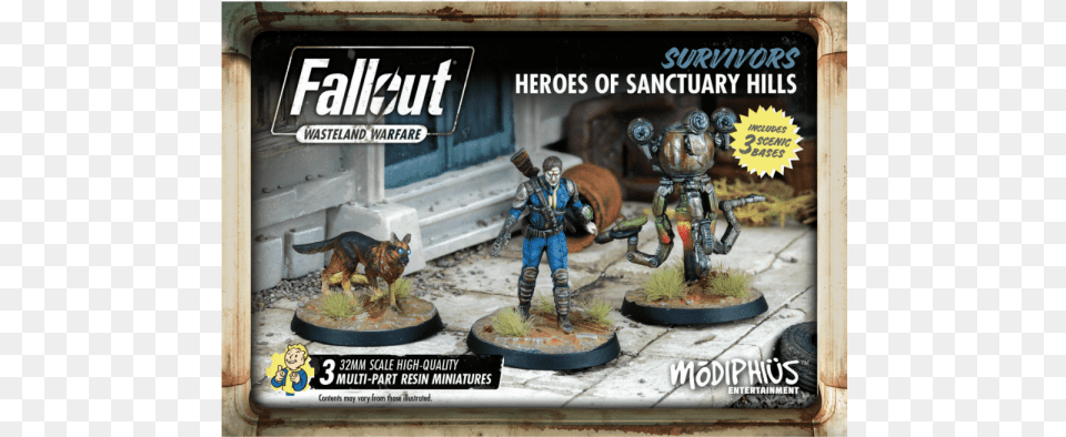 Fallout Wasteland Warfare Elder Scroll Miniature Games, Figurine, Adult, Person, Man Png