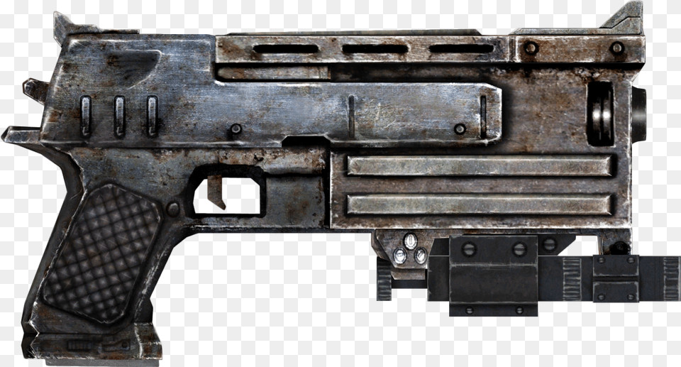 Fallout Weapon Fallout 4 Silenced, Firearm, Gun, Handgun, Machine Gun Png Image
