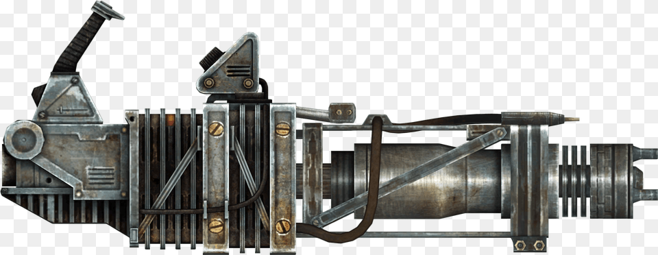 Fallout Weapon Fallout New Vegas Gatling Laser, Machine, Coil, Rotor, Spiral Free Png