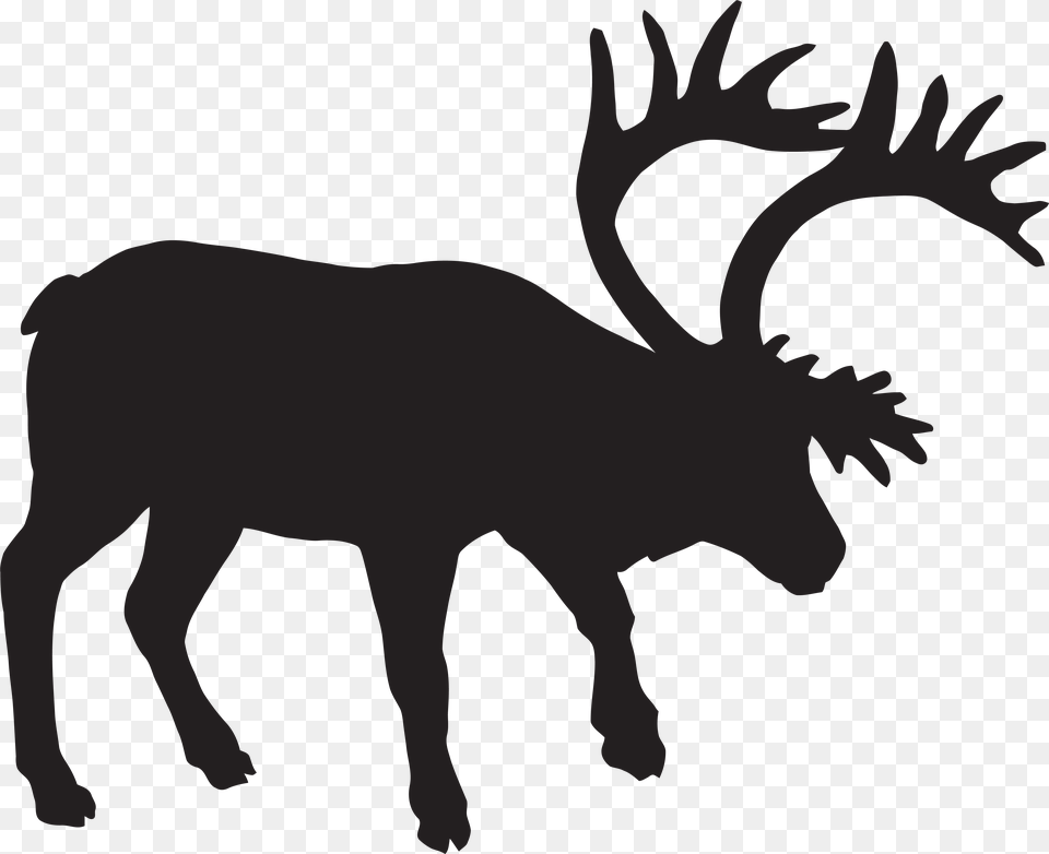 Fallow Deer Silhouette Clip Art Gallery, Animal, Mammal, Wildlife, Moose Free Png