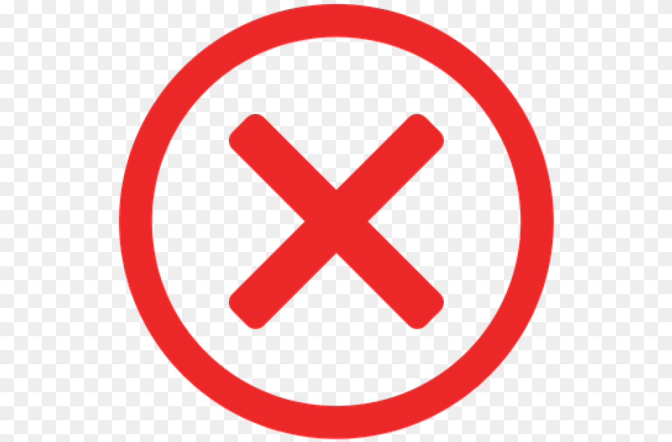 False Error Missing Absent X Red Cross Letter Logo Background, Sign, Symbol, Road Sign, First Aid Free Transparent Png