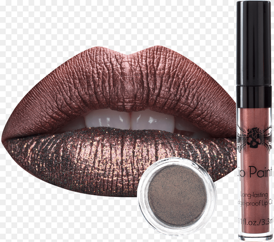 False Picture Of Heartless Metallic Lip Color Lip Gloss, Cosmetics, Lipstick, Body Part, Mouth Free Transparent Png