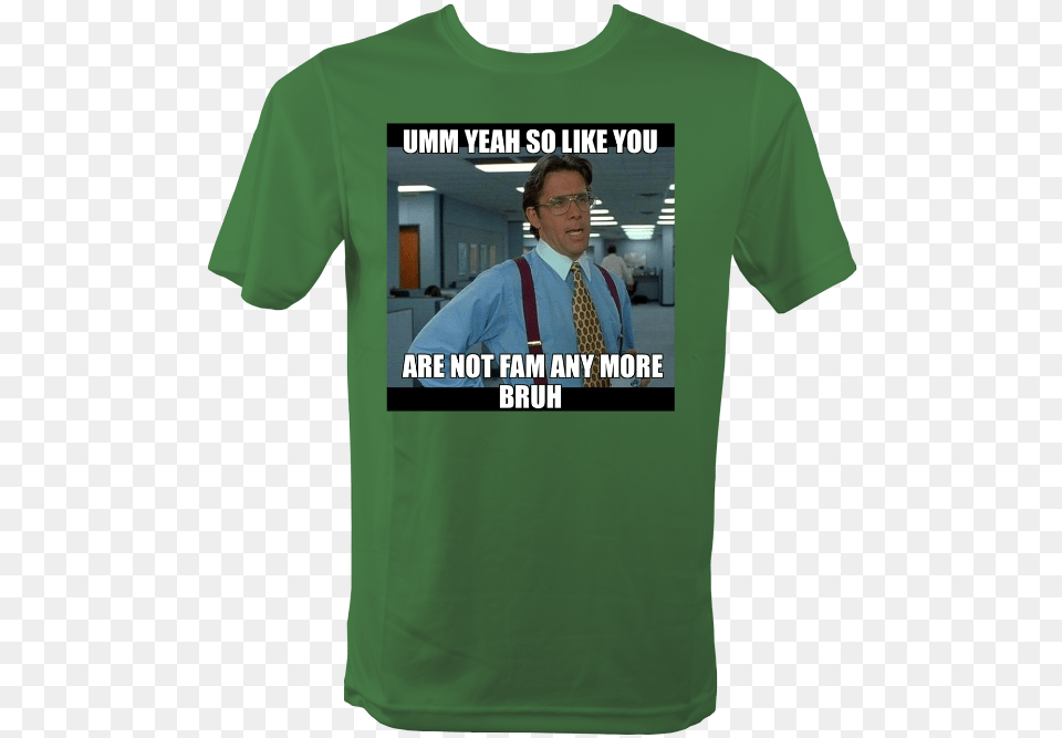 Fam Bruh Meme Shirt Shut The Fuck Up And Go Away, T-shirt, Clothing, Person, Man Png Image