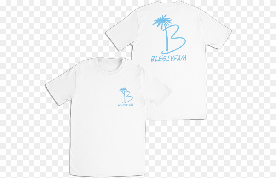 Fam Palm White T Shirt Active Shirt, Clothing, T-shirt Free Transparent Png