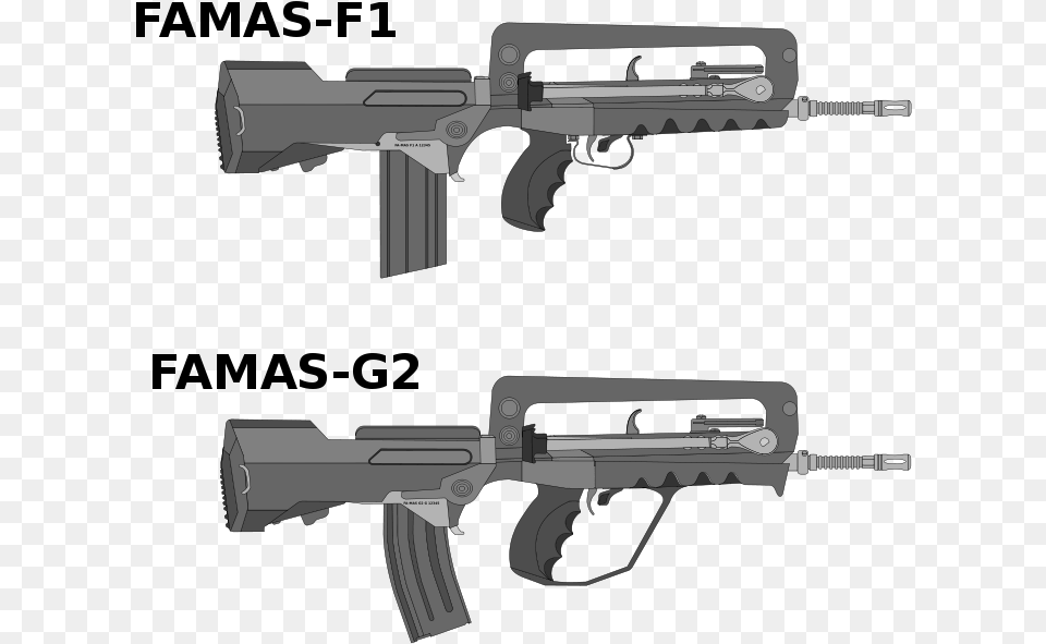 Famas, Firearm, Gun, Rifle, Weapon Free Transparent Png