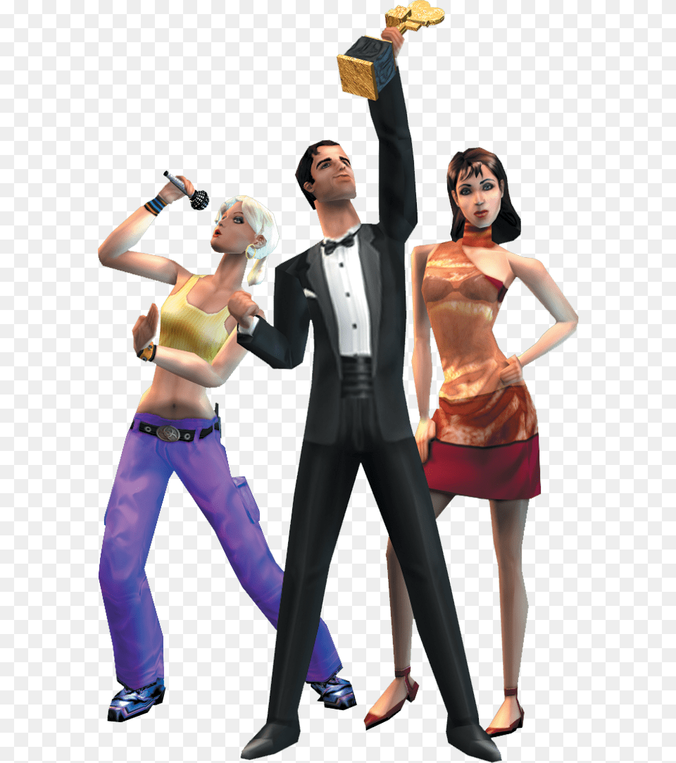 Fame Sims Superstar Render, Adult, Suit, Person, Formal Wear Free Png