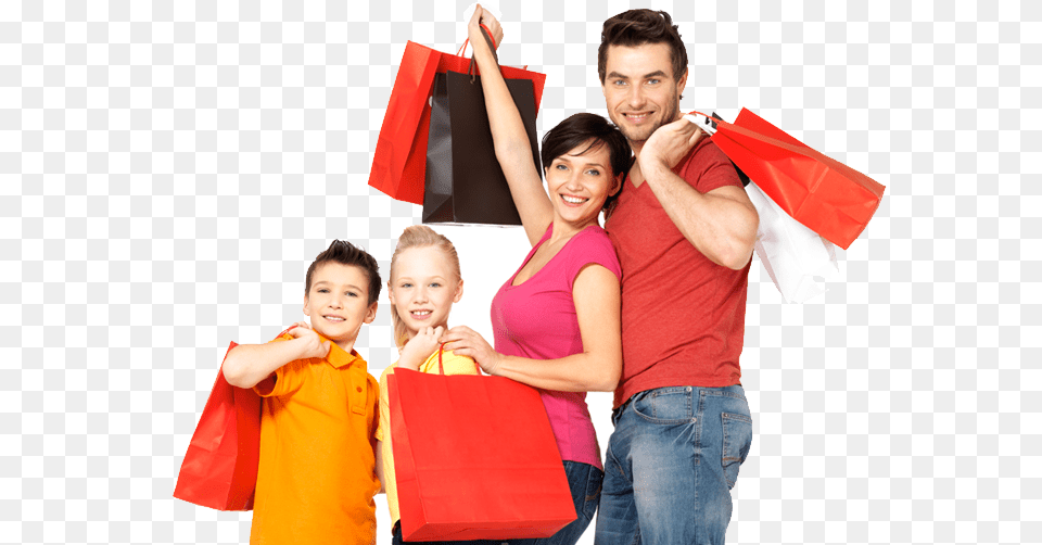 Familia Feliz1 Family Shopping Images Person, Man, Female, Woman Free Png Download