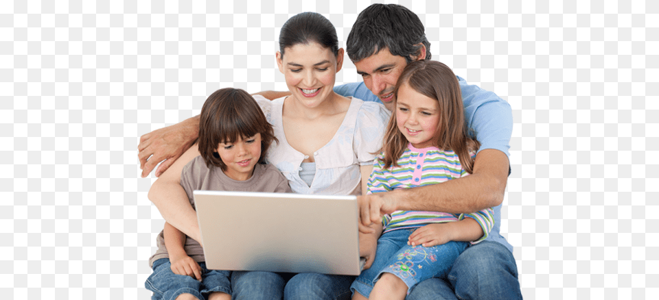 Familia Internet2 Familia Usando Internet, Adult, Reading, Person, People Png Image
