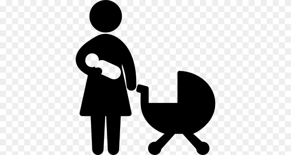 Familiar Couple Baby Silhouettes Family Silhouette Group, Stencil, Person, Smoke Pipe Png Image