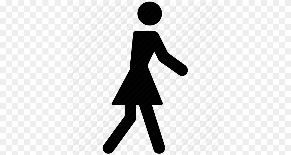 Familiar Female Girl Silhouettes Walking Woman Icon, Person, Silhouette Png