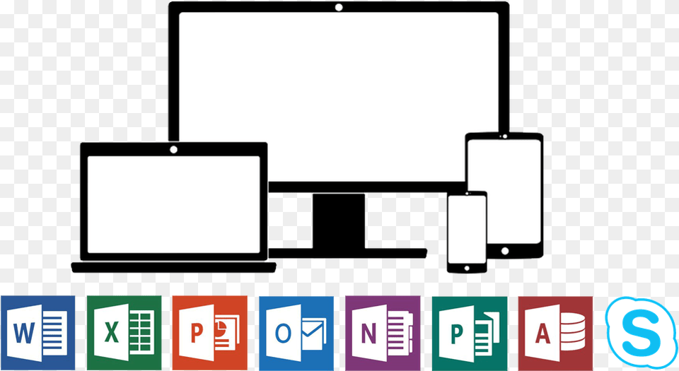 Familiar Office Tools Transparent Ms Office Tools, White Board, Electronics, Screen, Computer Hardware Png