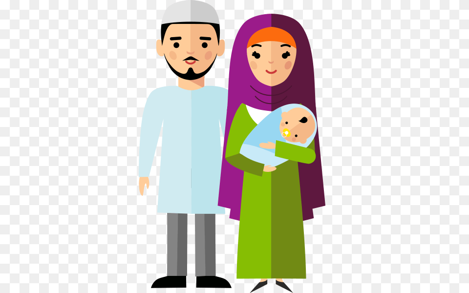 Family Arabs Clip Art, Sleeve, Person, Clothing, People Free Png